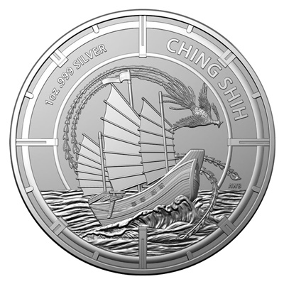 2021 1oz $2 Silver Coin - CHING SHIH